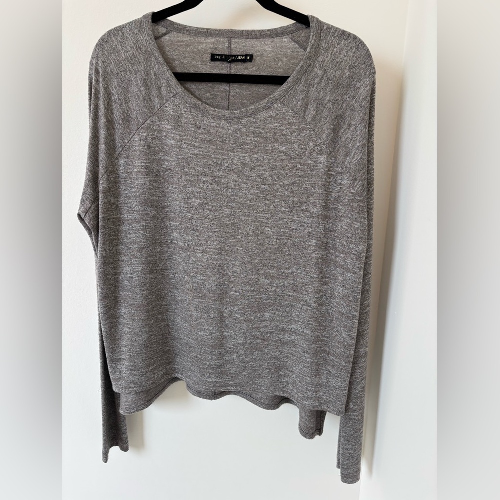 rag & bone grey top size M